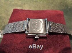 Vintage Rare Nelson M. Z. Berger Jump Hour Swiss Watch Ornate Excellent Condition