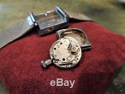 Vintage Rare Nelson M. Z. Berger Jump Hour Swiss Watch Ornate Excellent Condition