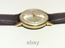 Vintage Rare Nice Classic Gold Plated Mechanical Swiss Men's Watch Knapp 17 J