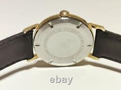 Vintage Rare Nice Classic Gold Plated Mechanical Swiss Men's Watch Knapp 17 J