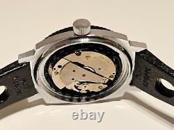 Vintage Rare Nice Diver Style Men's Swiss Mechanical Watch Seawatch 23 Jewels