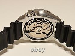 Vintage Rare Nice Diver Style Men's Swiss Mechanical Watch Seawatch 23 Jewels