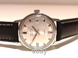 Vintage Rare Nice Swiss Men's All Stainless Steel Automatic Watch Tusal 25j