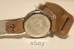 Vintage Rare Nice Swiss Ww2 Military Men's Mechanical Watch Norex 15 J