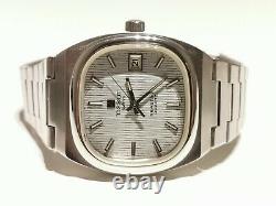 Vintage Rare Nice Tv Model Swiss Men's St. Steel Quartz Watch Tissot Seastar