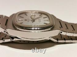 Vintage Rare Nice Tv Model Swiss Men's St. Steel Quartz Watch Tissot Seastar