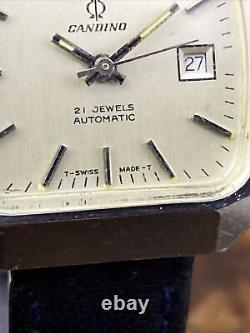 Vintage Rare Nice Women Swiss Automatic Watch Candino 21 Jewels #1108