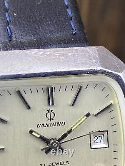 Vintage Rare Nice Women Swiss Automatic Watch Candino 21 Jewels #1108