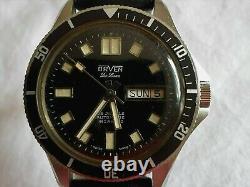Vintage Rare ORVEN Deluxe Swiss Made 25 Jewel Automatic Diver Watch Serviced