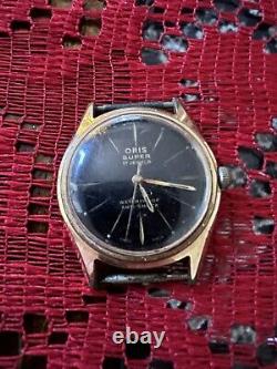 Vintage Rare Oris Super 17 jewel Swiss Made Men's wristwatch watch