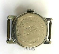 Vintage Rare Perpetuum Zentra Automatic Military Swiss Men`s Wristwatch