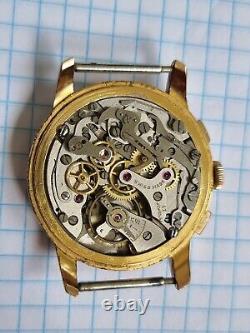 Vintage Rare Plaza eneve chronographe 17 rubis swiss made