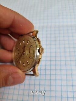 Vintage Rare Plaza eneve chronographe 17 rubis swiss made