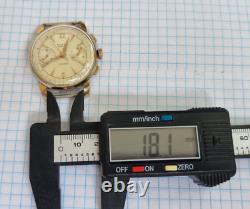 Vintage Rare Plaza eneve chronographe 17 rubis swiss made