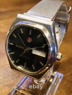 Vintage Rare RADO VOYAGER Day & Date Automatic Gents Swiss Watch, 1980's