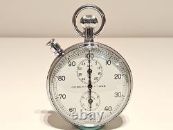 Vintage Rare Racing Works Swiss Split 100 Seconds Stop Watch Chronometer