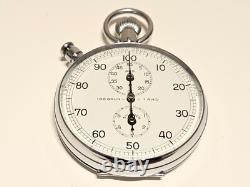 Vintage Rare Racing Works Swiss Split 100 Seconds Stop Watch Chronometer