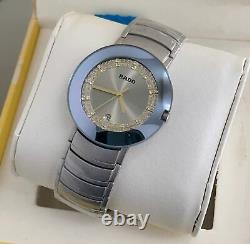 Vintage Rare Rado Quartz Eta 955 Made In Swiss Men's Diamond Wristwatch 38Mm