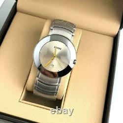 Vintage Rare Rado Quartz Eta 955 Made In Swiss Men's Luxury Wristwatch 38Mm
