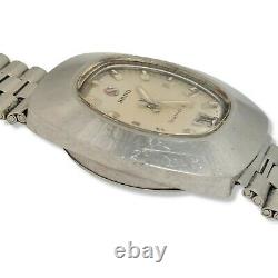 Vintage Rare Rado Watch Electro-Mechanical Wristwatch SS 13 Jewels Swiss