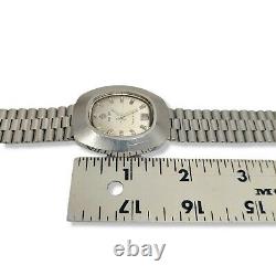 Vintage Rare Rado Watch Electro-Mechanical Wristwatch SS 13 Jewels Swiss