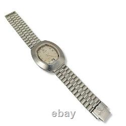 Vintage Rare Rado Watch Electro-Mechanical Wristwatch SS 13 Jewels Swiss