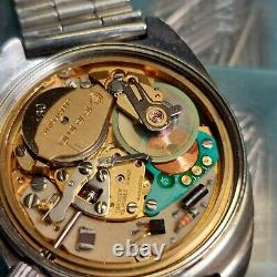 Vintage Rare Rado Watch Electro-Mechanical Wristwatch SS 13 Jewels Swiss