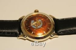 Vintage Rare Real Masonic Men's Swiss Gold Plated Automatic Watch Croton