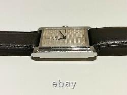 Vintage Rare Rectangular Tank Beautiful Swiss Men's Mechanical Watch Oris