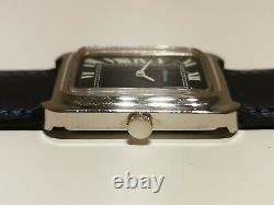 Vintage Rare Rectangular Tank Swiss Men's Ladies Mechanical Watch Habmann