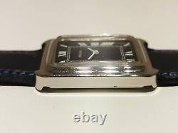 Vintage Rare Rectangular Tank Swiss Men's Ladies Mechanical Watch Habmann