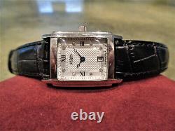 Vintage Rare Rotary LS42829/01 Swiss Reverso Style Case Textured Dial Watch