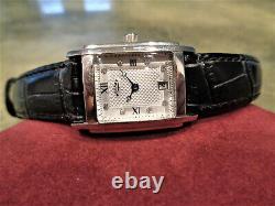 Vintage Rare Rotary LS42829/01 Swiss Reverso Style Case Textured Dial Watch