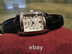 Vintage Rare Rotary LS42829/01 Swiss Reverso Style Case Textured Dial Watch