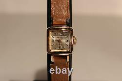 Vintage Rare Small Beautiful Gold Plated Mechanical Swiss Ladies Watch Omodox