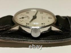 Vintage Rare Small St. Steel Ww2 Era Swiss 28.5mm Men's Mechanical Watch Omega