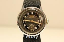 Vintage Rare Small Ww2 Era Swiss Men's Mechanical Watch Roamer /two Tone Dial