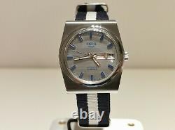 Vintage Rare Sport Swiss Men's All Stainless Steel Automatic Watch Oris Star