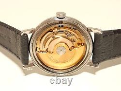 Vintage Rare St. Steel Men's Swiss Automatic Watch Luzgeneve Superautomatic 25j