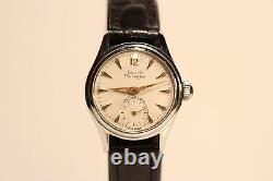 Vintage Rare Sub Second All Stainless Steel Ladies Swiss Watchgirard Perregaux