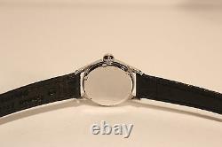 Vintage Rare Sub Second All Stainless Steel Ladies Swiss Watchgirard Perregaux