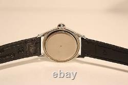 Vintage Rare Sub Second All Stainless Steel Ladies Swiss Watchgirard Perregaux