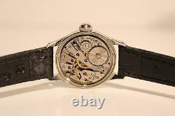 Vintage Rare Sub Second All Stainless Steel Ladies Swiss Watchgirard Perregaux