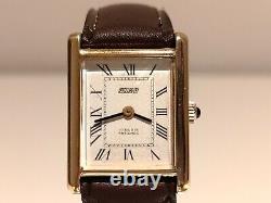 Vintage Rare Swiss Advertising Of Car Company Fiat Gold Plated Ladies Watch