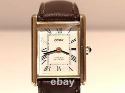 Vintage Rare Swiss Advertising Of Car Company Fiat Gold Plated Ladies Watch