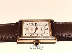 Vintage Rare Swiss Advertising Of Car Company Fiat Gold Plated Ladies Watch