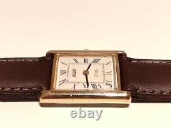 Vintage Rare Swiss Advertising Of Car Company Fiat Gold Plated Ladies Watch