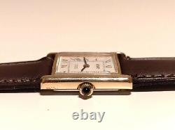Vintage Rare Swiss Advertising Of Car Company Fiat Gold Plated Ladies Watch