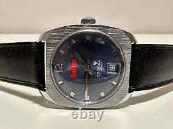 Vintage Rare Swiss Advertising Of Cigarettes Marlboro Men's Watch Cronel 17j