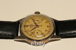 Vintage Rare Swiss Chromed Men's Chronograph Watch Raffa Geneve/landeron 148